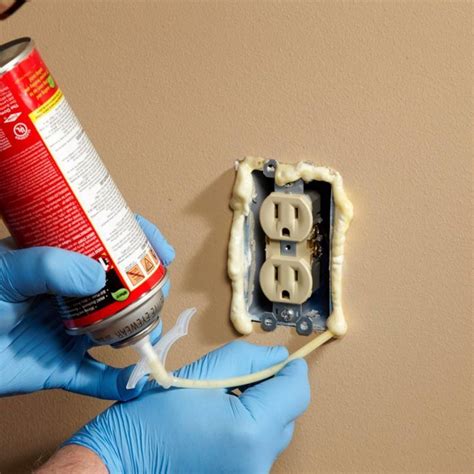 great stuff around electrical box|Foam Outlet Insulation Stops Cold Air Coming .